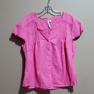 Grand & Greek Pink Women's Top Size XL